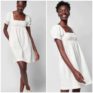 Faherty White Mini Dress